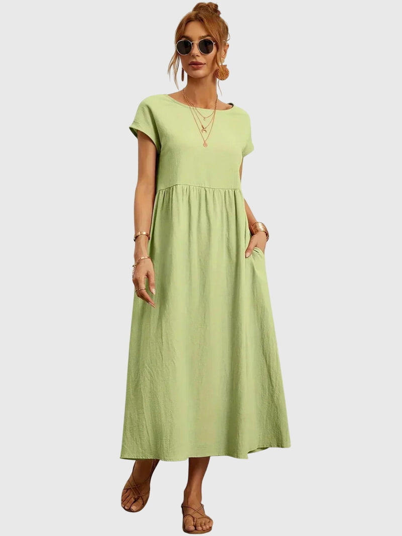 Giselle™ - Rochie casual cu buzunar