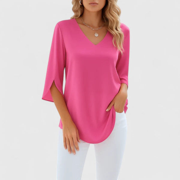 Violetta™ | Bluza sofisticată cu decolteu în V