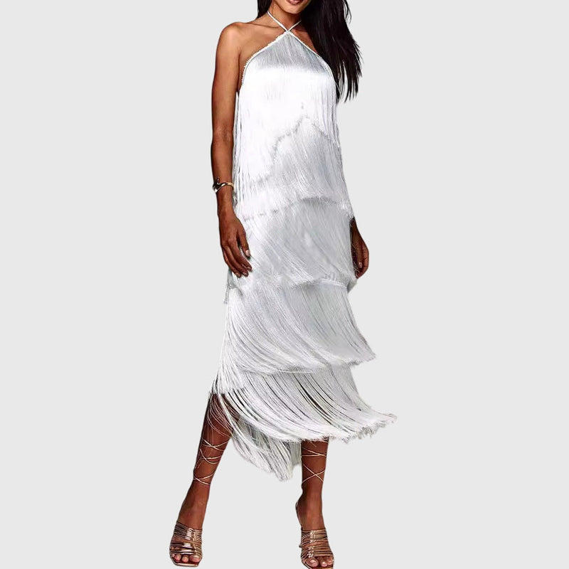 Artiselle™ - Rochie cu ciucuri
