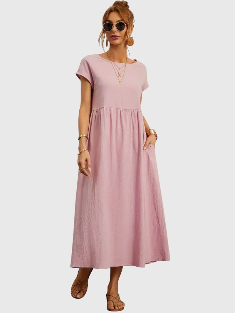 Giselle™ - Rochie casual cu buzunar