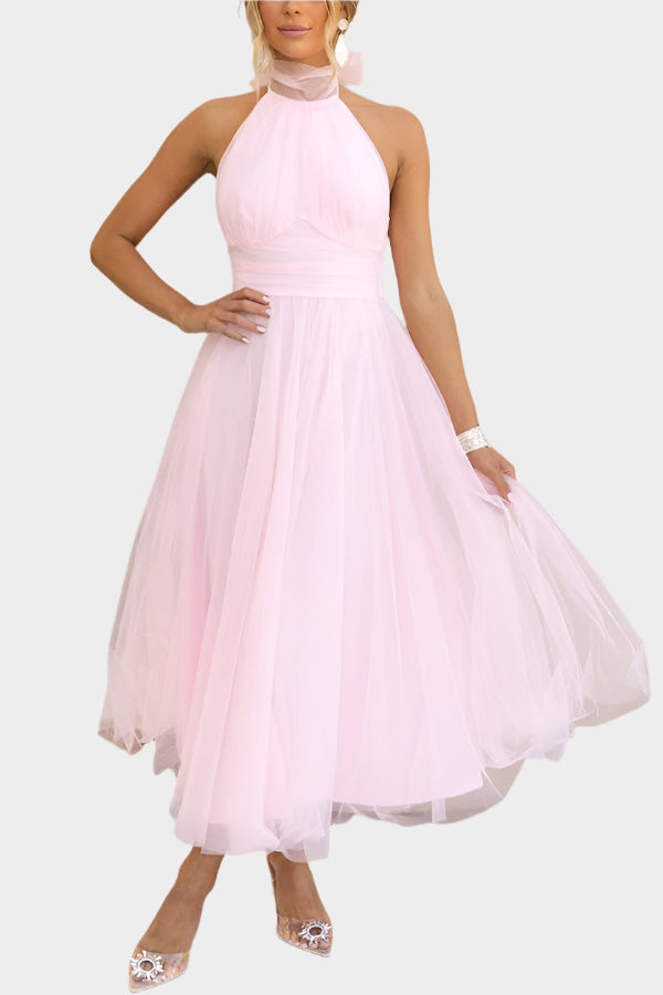 Rochie midi cu dantelă florală