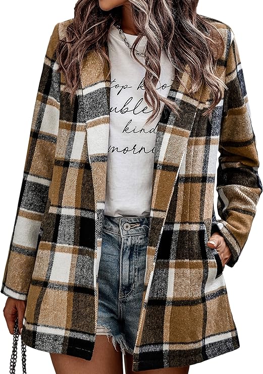 Avery™ - Sacou Vintage în Carouri