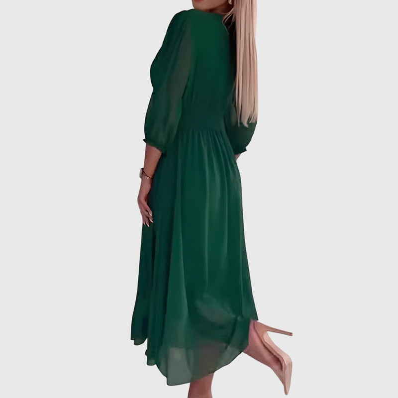 Chloe™ | Rochie ușoară din șifon mătăsos