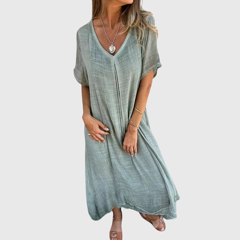 Fiona™ – Rochie elegantă ușoară cu decolteu în V