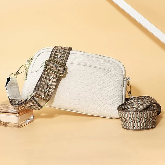 Olivia™ Farmec Elegant | Geantă Mini Crossbody cu Model Croc