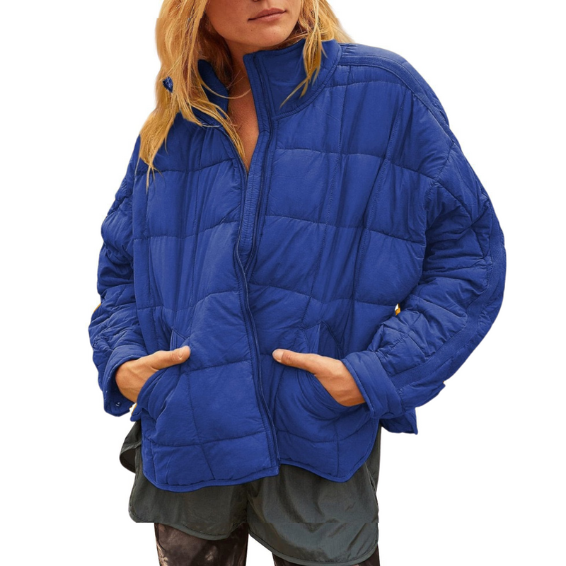 Amelia – Geacă ușoară compactă cu fermoar, tip puffer