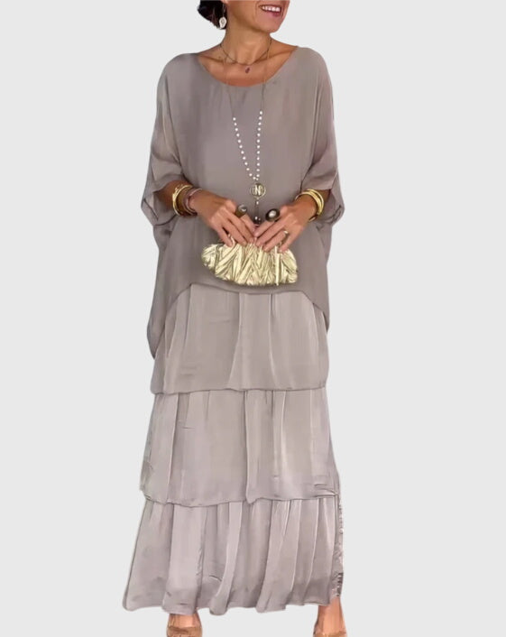 Susan™ | Rochie elegantă lungă și fluidă