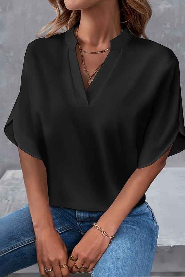 Lexa | Bluza lejeră cu decolteu în V