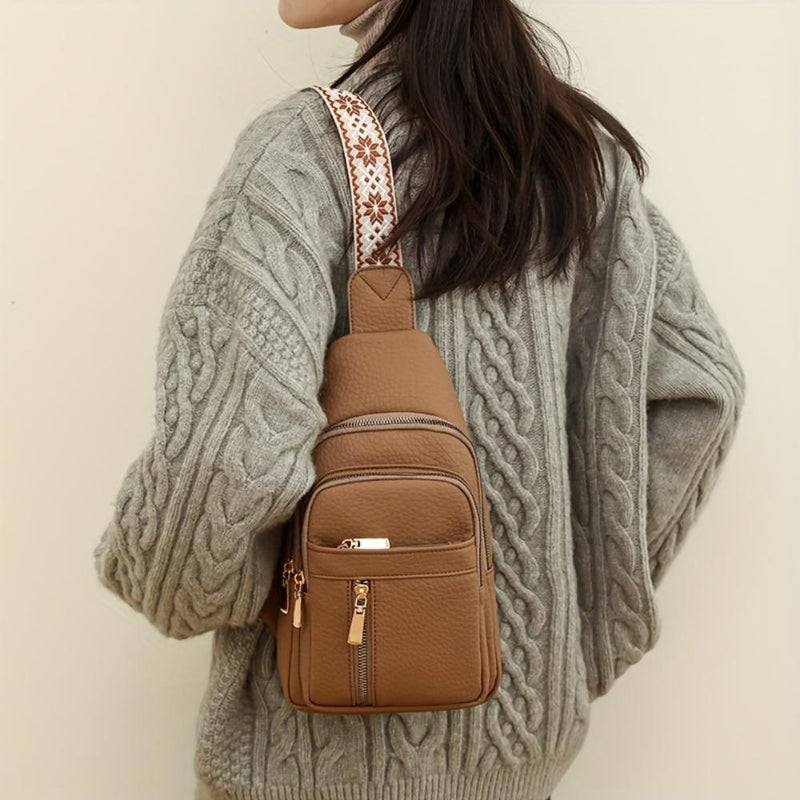 Riley™ Farmec Vintage | Geantă Crossbody pentru Piept