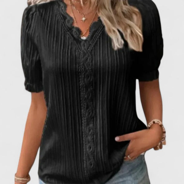 Avienne | Bluza elegantă cu decolteu în V
