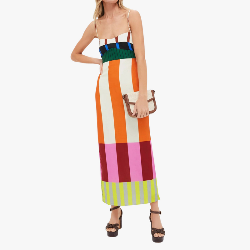 Wyleen | Rochie lungă florală cu croială înfășurată pentru zile însorite