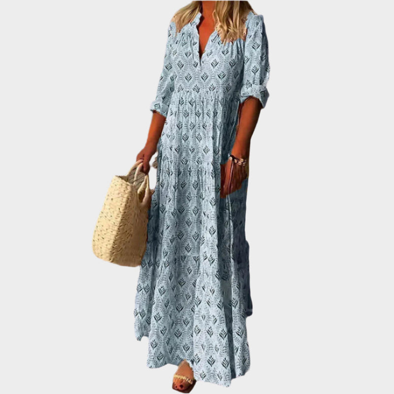 Rochie lungă romantică cu stil