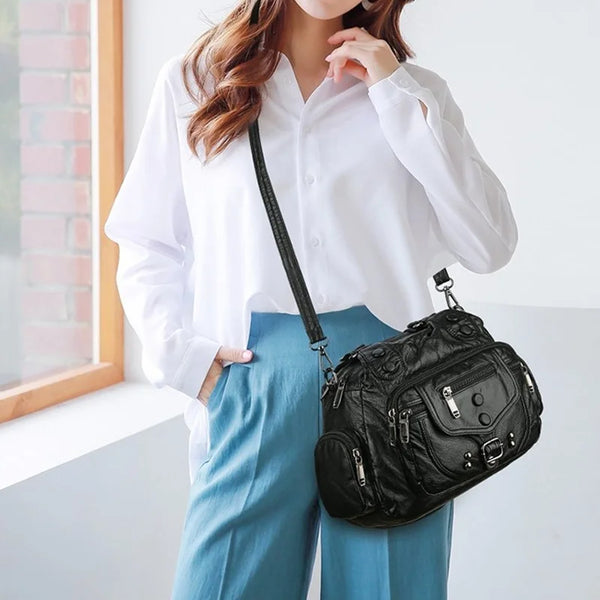 Savannah™ Versatilitate Clasică | Geantă Vintage de Mesager