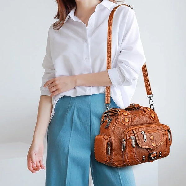 Savannah™ Versatilitate Clasică | Geantă Vintage de Mesager