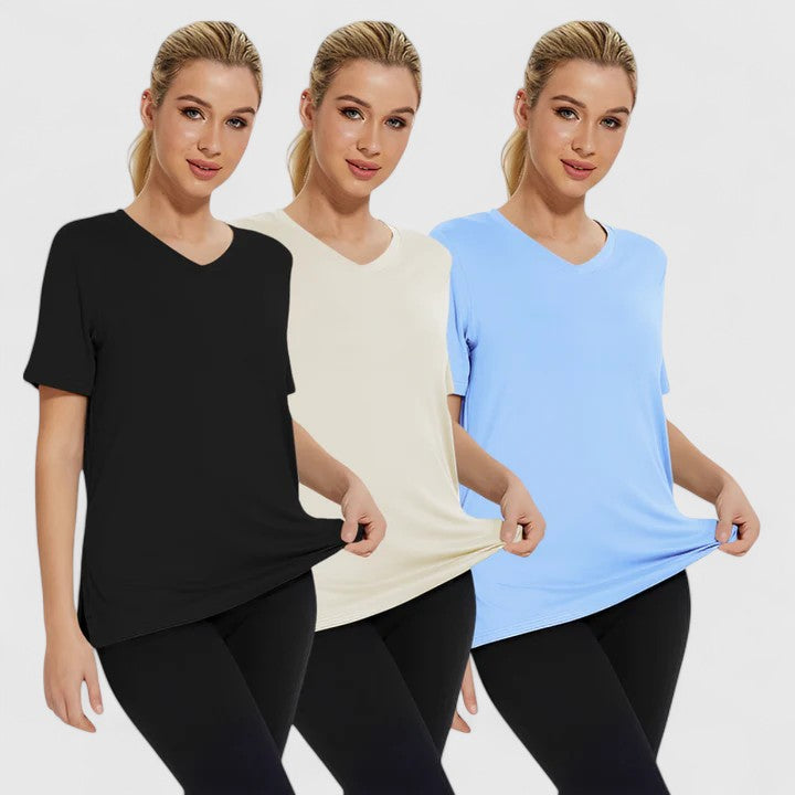 Samantha | Tricou confortabil (pachet de 3)