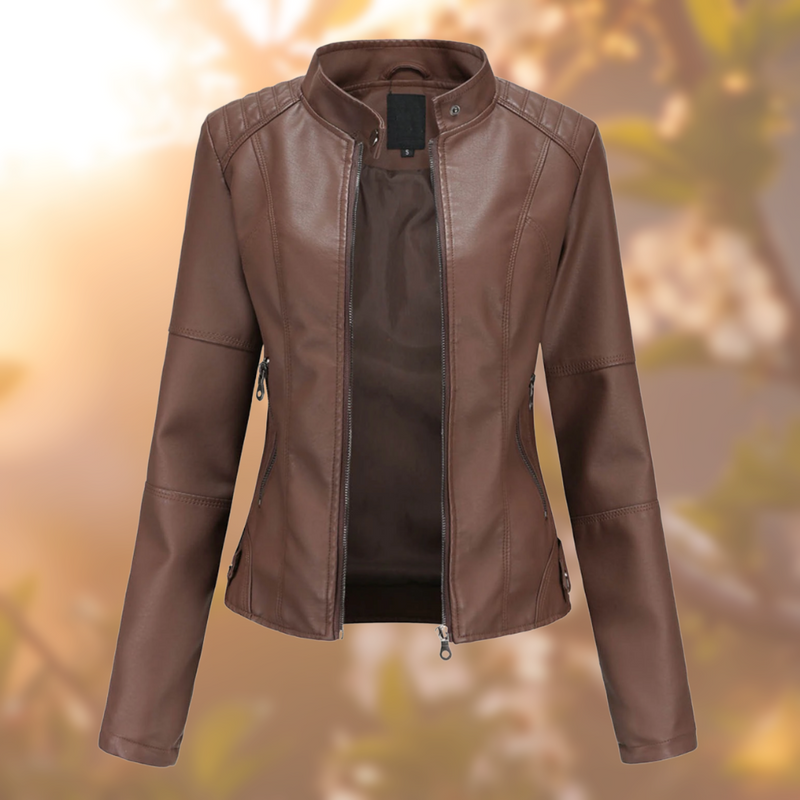 Giorgina™ - Jachetă de piele elegantă pentru femei