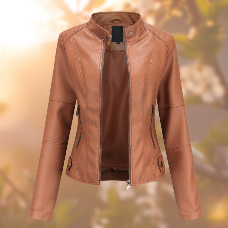 Giorgina™ - Jachetă de piele elegantă pentru femei