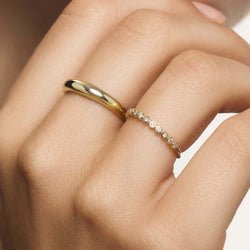 Inel cu bule de diamant | Aur