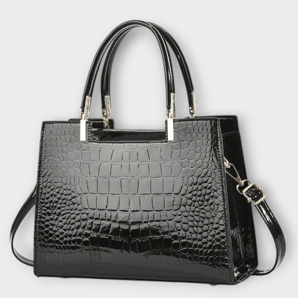 Geantă Croco Handmade Strălucitoare
