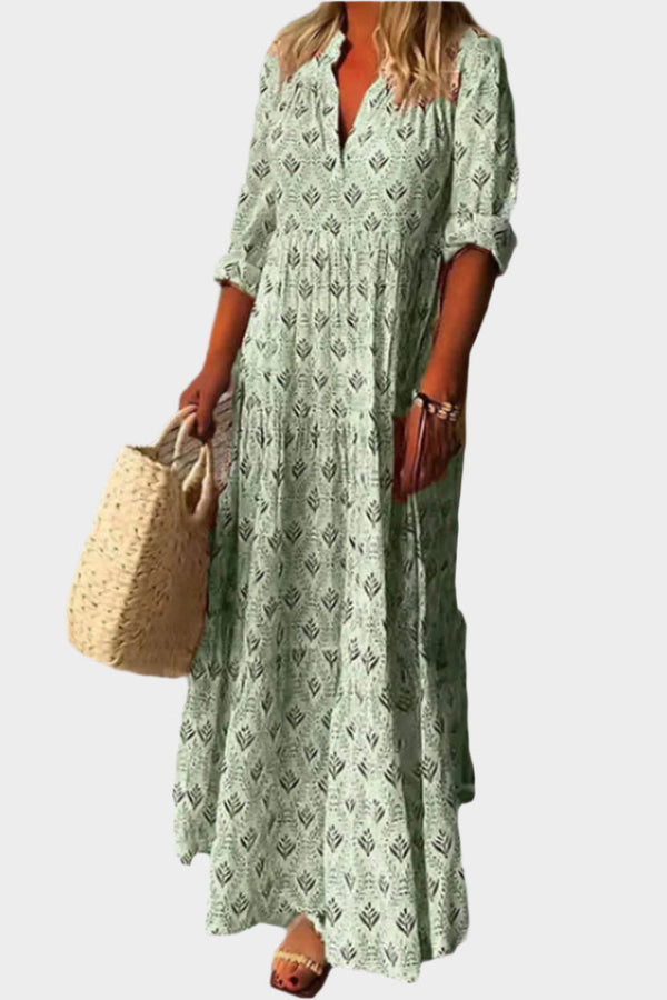 Rochie lungă romantică cu stil