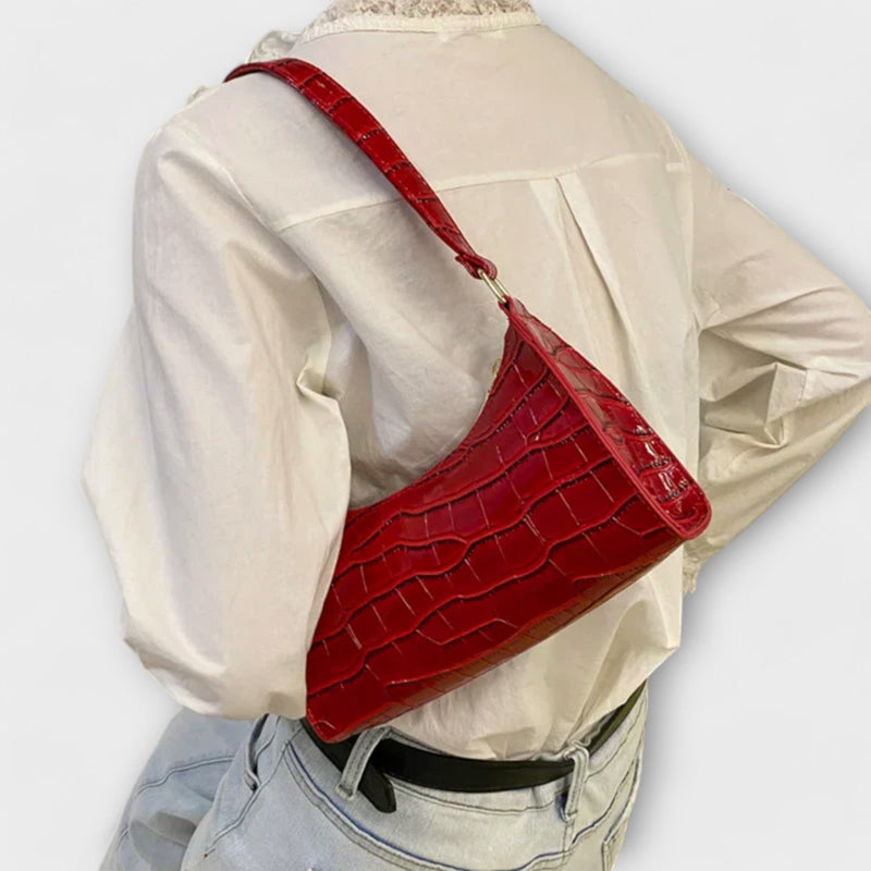 Olivia - Geantă din piele lucioasă