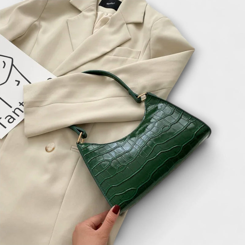 Olivia - Geantă din piele lucioasă