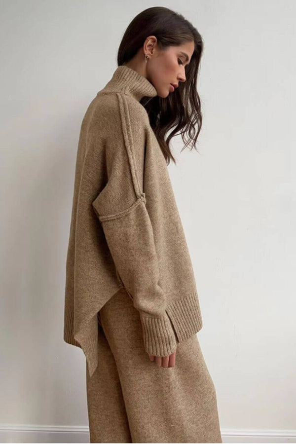 Stella - Set pantaloni largi pentru tricotat lejer