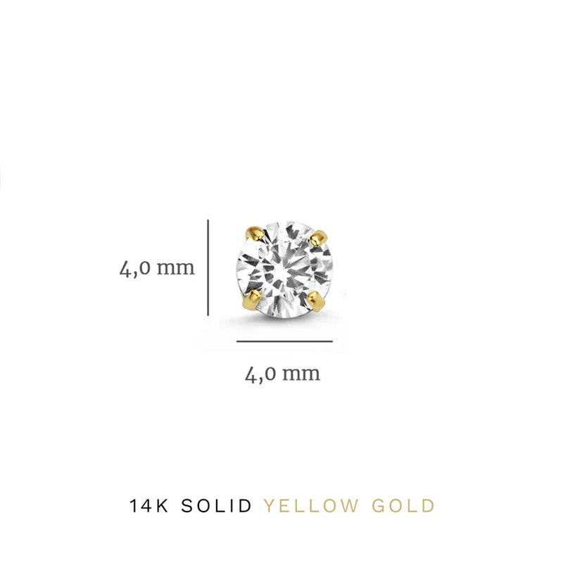 Set cercei Dara Brillane Stone | Aur