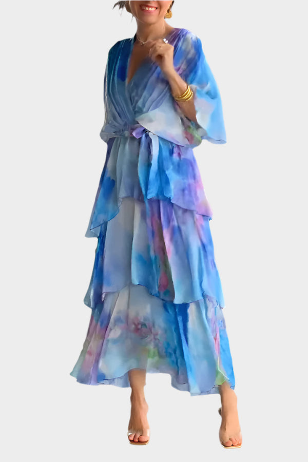 Rochie cu decolteu adânc în V