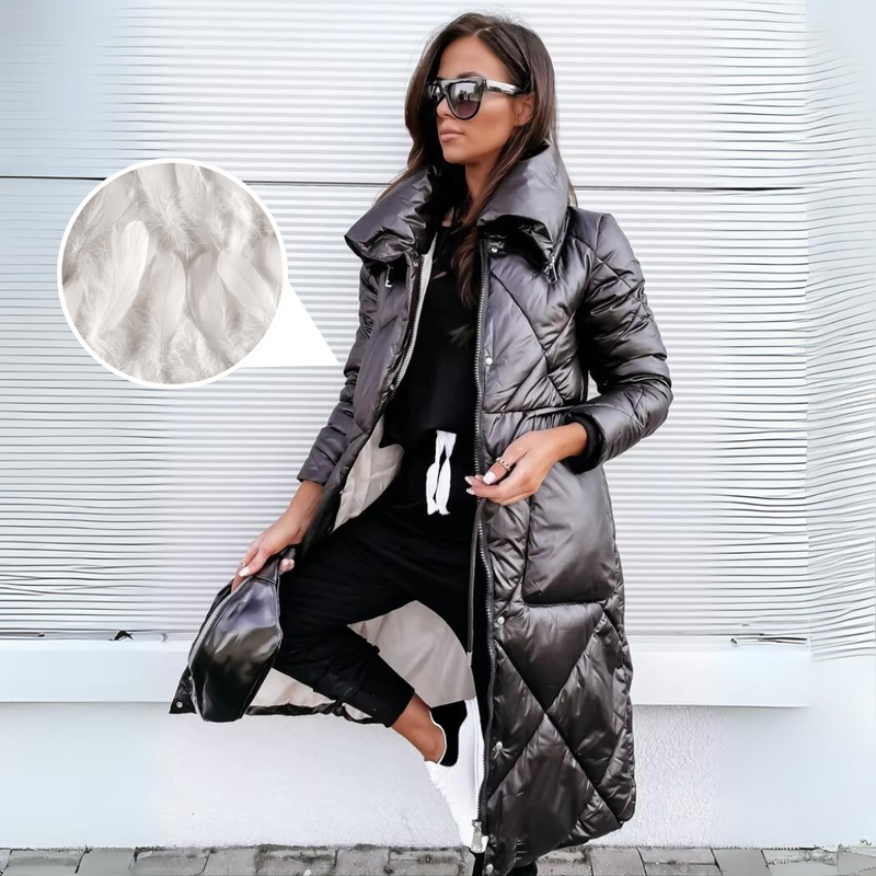 Charlotte™ - Parka lungă căptușită