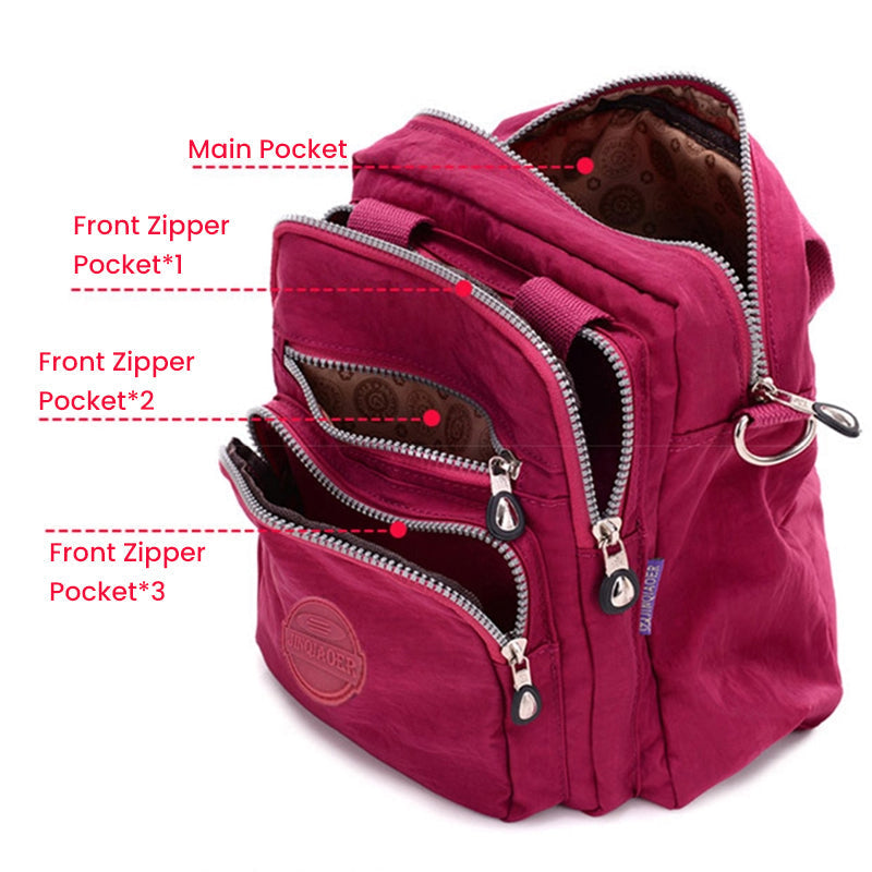 Zoe™ - Geantă crossbody multifuncțională impermeabilă 3-în-1