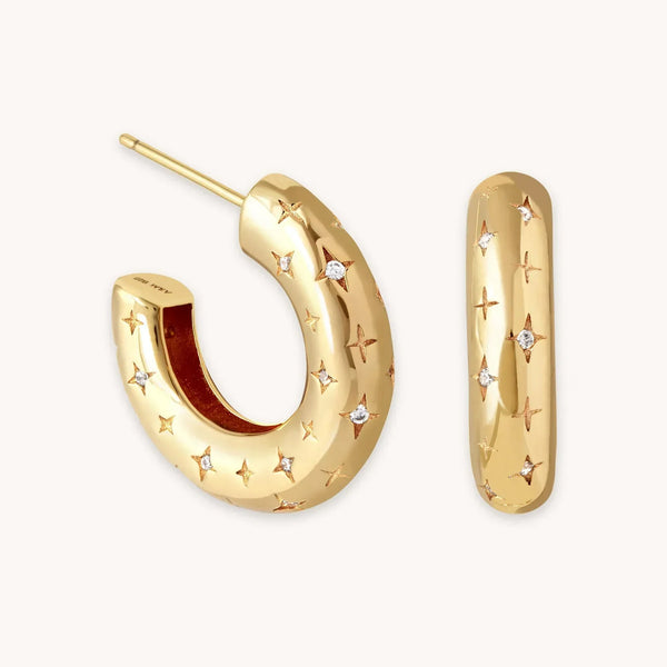 Cercei Cosmic Hoop | Aur