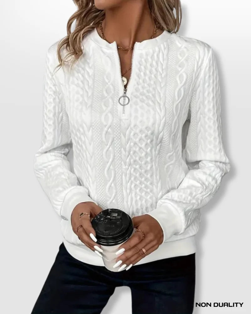 Pulover cu fermoar Non-Dualitate