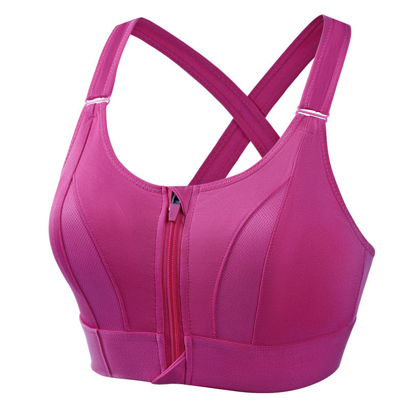 Laryssa | Sutien sport Zip Fit anti-transpirație