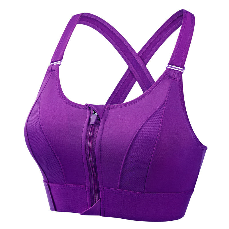 Laryssa | Sutien sport Zip Fit anti-transpirație