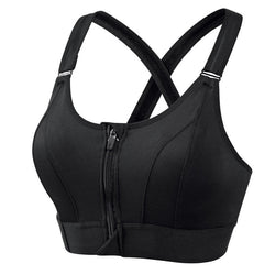 Laryssa | Sutien sport Zip Fit anti-transpirație