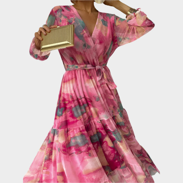 Rochie midi cu flori