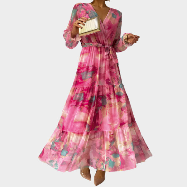 Rochie midi cu flori