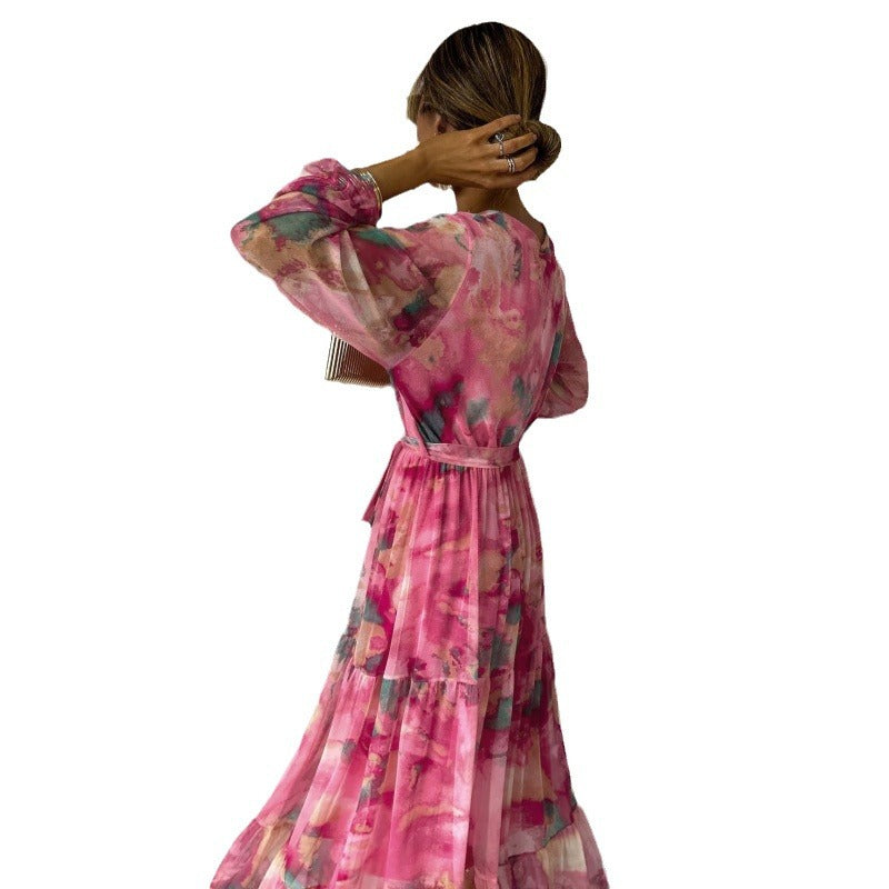 Rochie midi cu flori