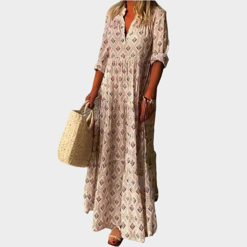 Rochie lungă romantică cu stil