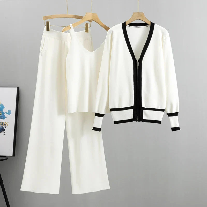 Elle™ | Set de lux din trei piese cu vestă