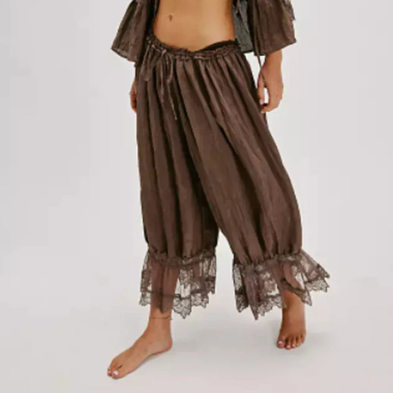 Pantaloni Boho din Dantelă