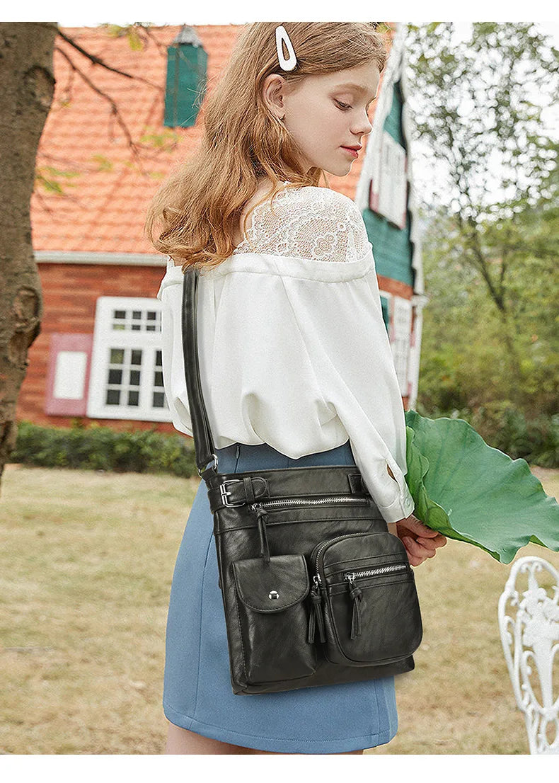 Ariana™ Geantă crossbody | Geantă șic cu buzunare multiple
