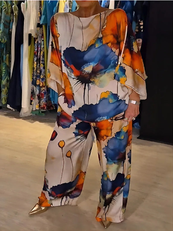 Mia | Set Luxe cu Pantaloni Largi