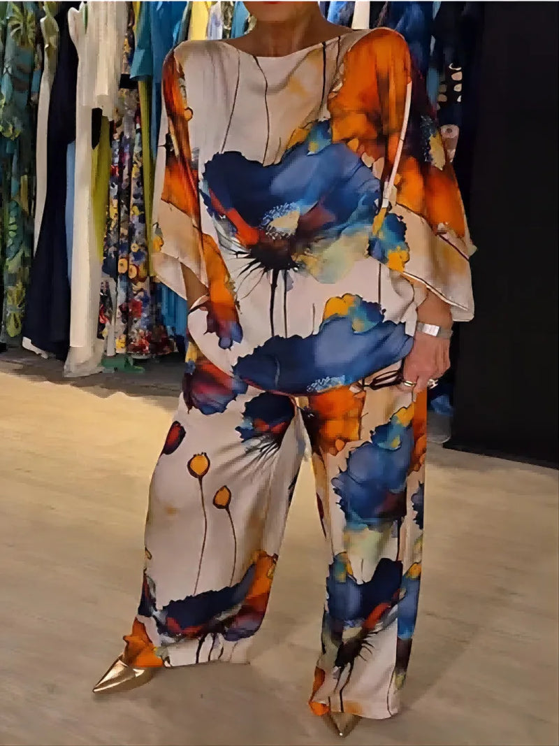 Mia | Set Luxe cu Pantaloni Largi