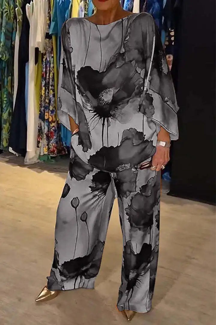 Mia | Set Luxe cu Pantaloni Largi