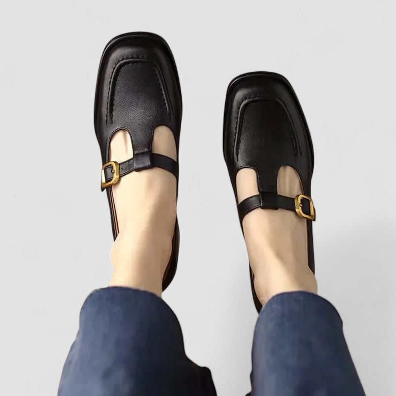 Elizabeth™ – Pantofi ortopedici Mary Jane cu bretea în T