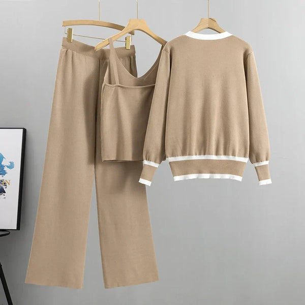 Elle™ | Set de lux din trei piese cu vestă