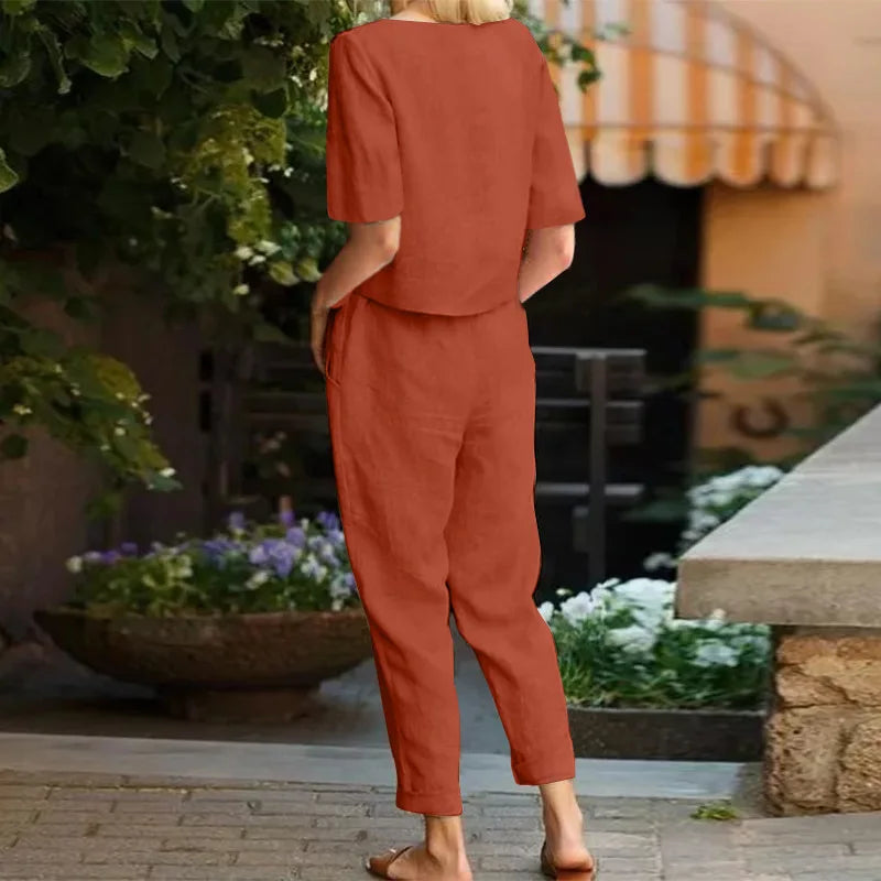 Lily | Set din două piese din in
