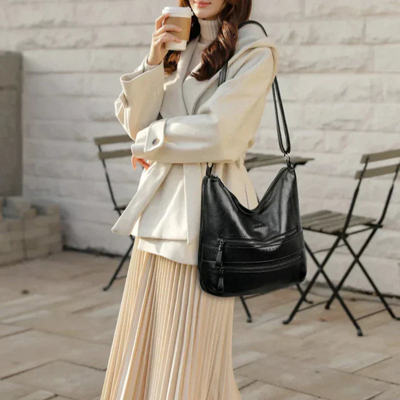 Ellie™ Geantă de umăr cu dublu charm | cu multiple buzunare